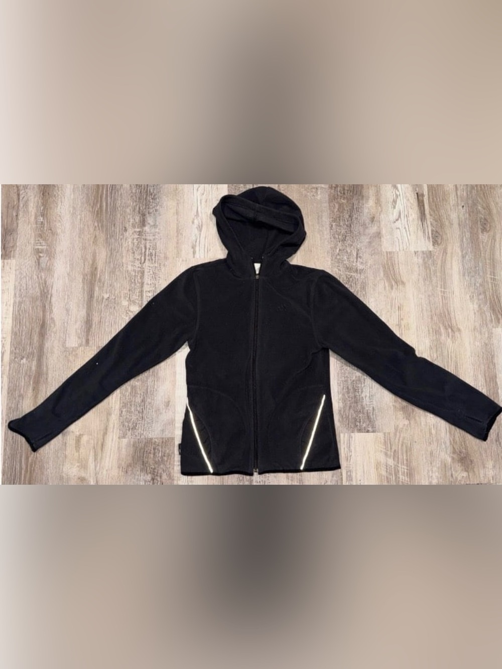 Women's ADIDAS Fleece Hooded Jacket Size Medium